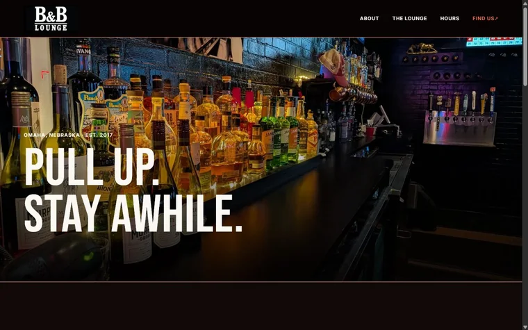 Bull and the Bear Lounge website preview